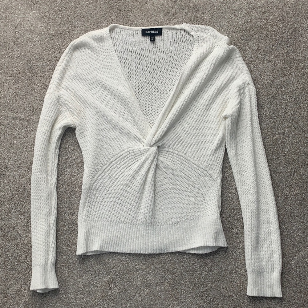 Twisted Front Sweater